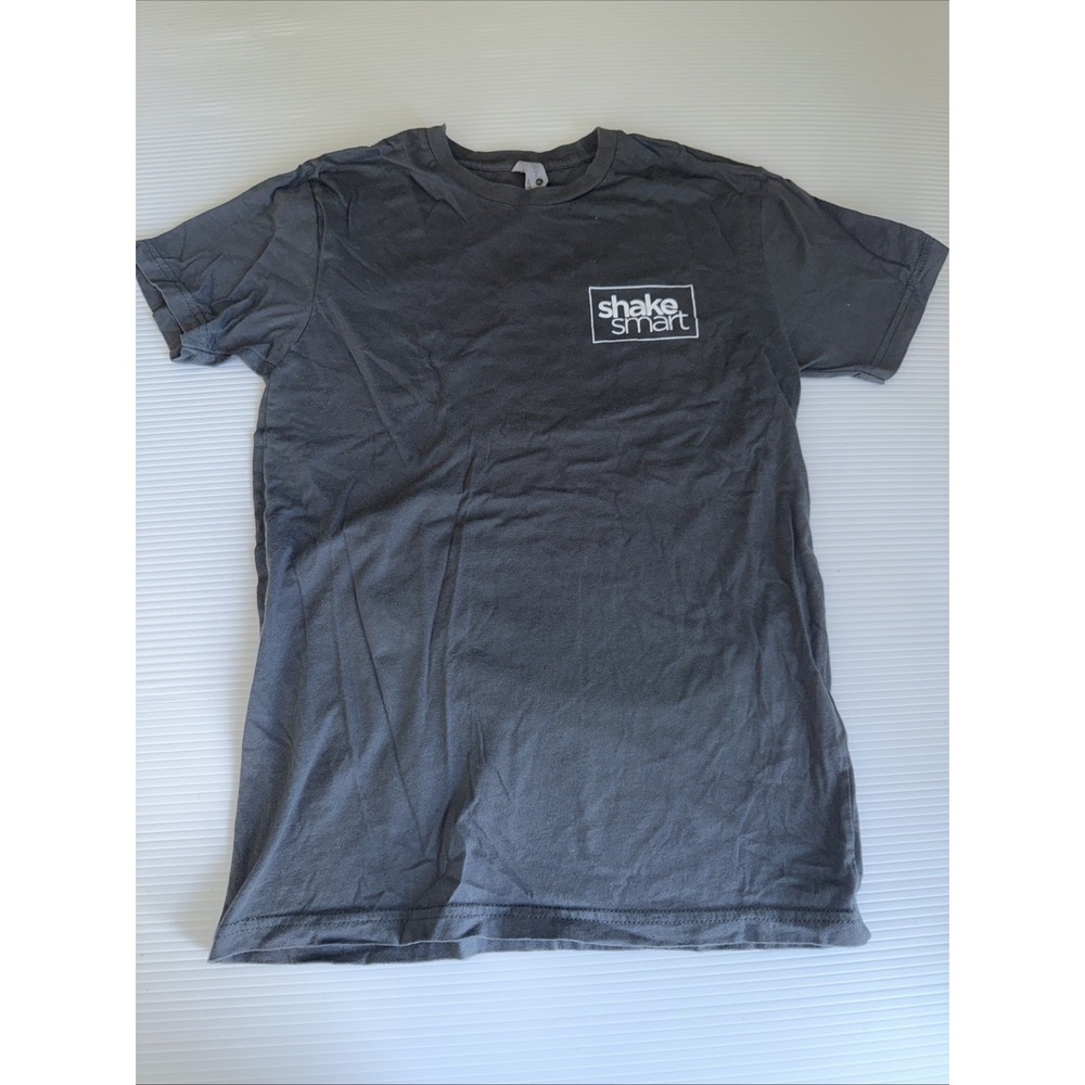 Shake Smart Shirt Large Gray Restaurant Employee‎ Uniform Work Crew Team